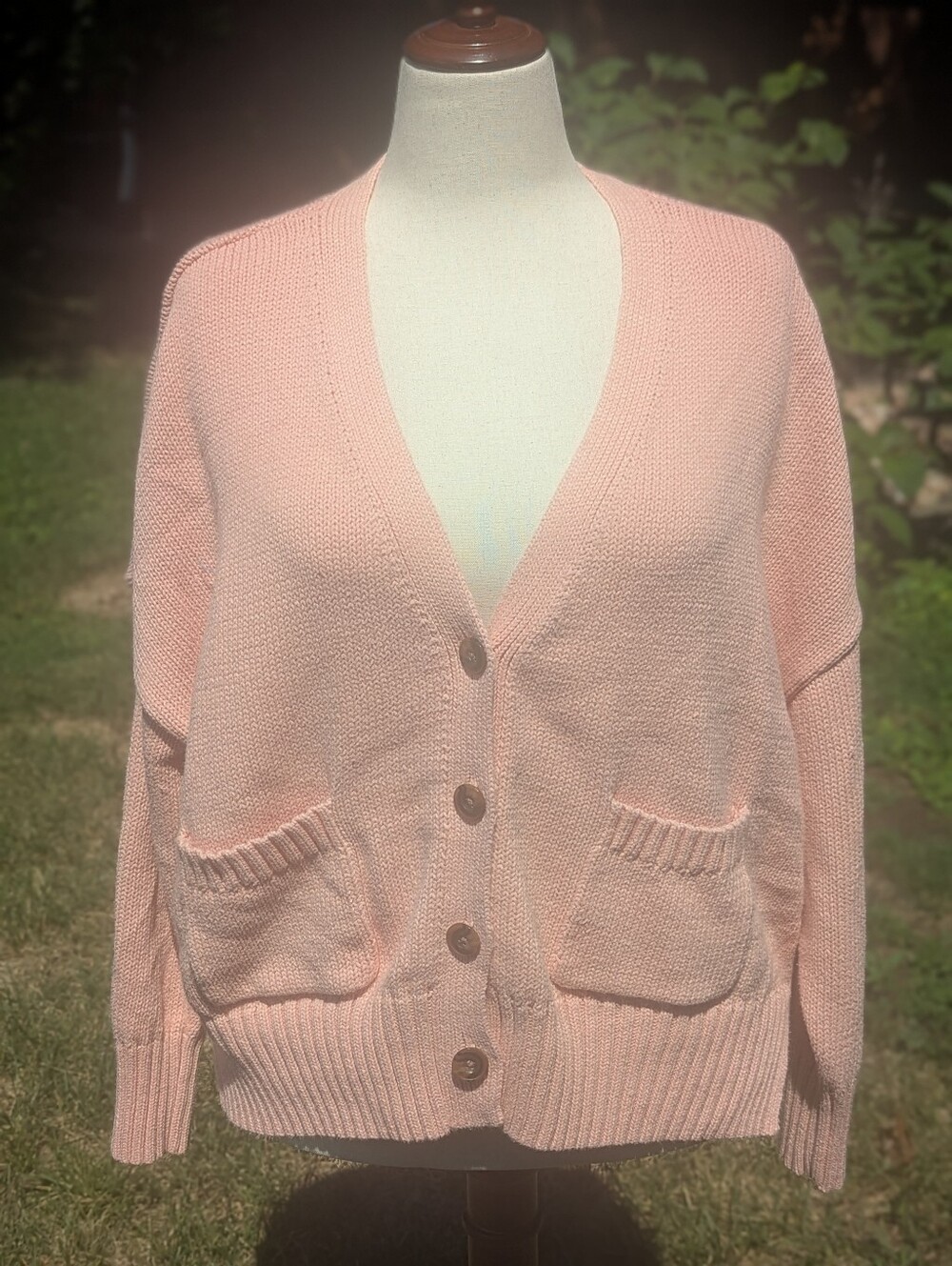 A New Day Slouchy Peach Cardigan